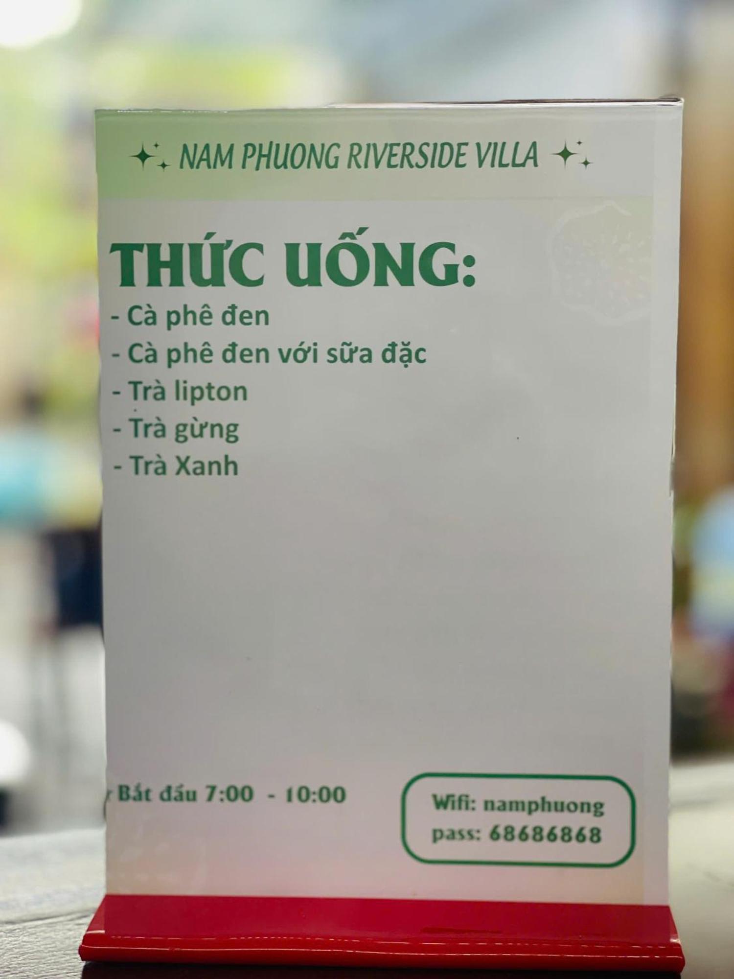 Nam Phuong Riverside Villa Хюэ Экстерьер фото